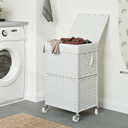Chrislley 90L Slim Laundry Hamper - Image 2