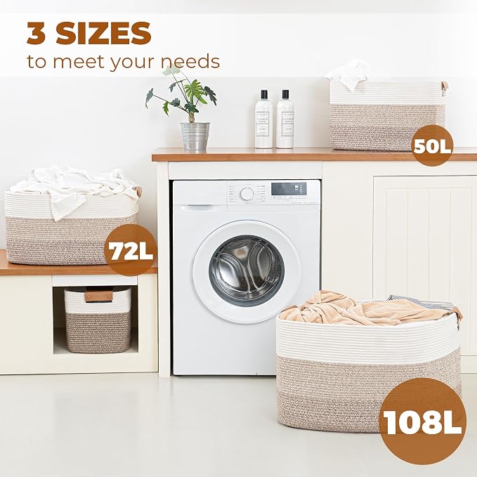 danpinera 108L Large Blanket Basket - Image 8