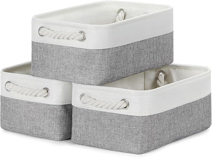 Bidtakay Small Baskets Fabric Storage Baskets by BidtakayBaskets