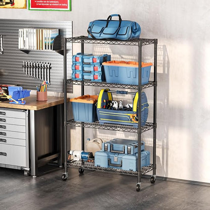 SINGAYE 4 Tier Adjustable Storage Shelf - Image 6
