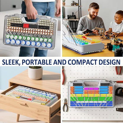 Battery Organizer Storage Holder Box Case - Image 7
