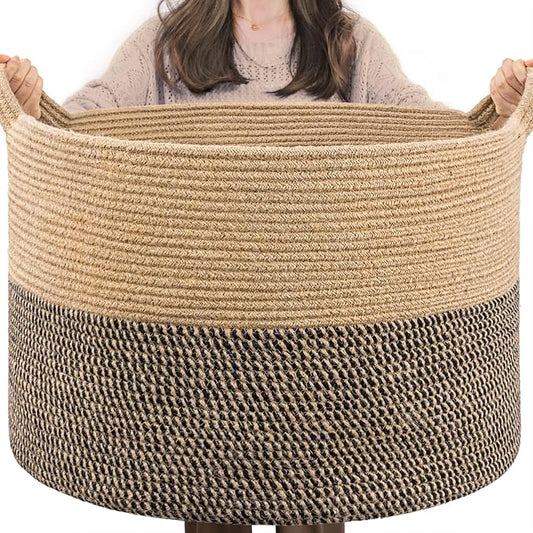 INDRESSME Extra Large Woven Baskets by INDRESSME