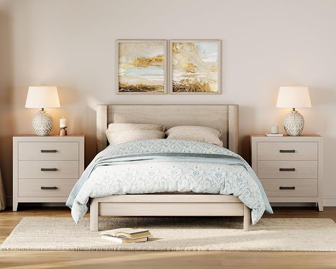 WAMPAT Farmhouse Nightstand - Image 5
