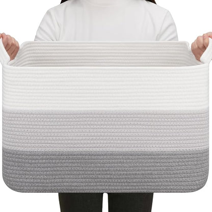 OIAHOMY Rectangle Woven Storage Basket - Image 7