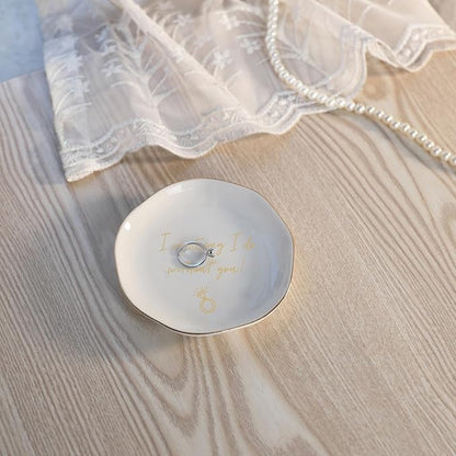 HOME SMILE I Can't Say I do Without You Ring Dish-Bridesmaid Proposal Gifts - Image 2