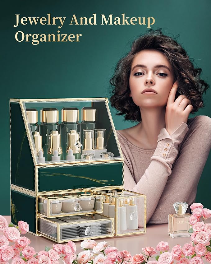 Makeup Organizer Countertop, Skincare Holder - Image 3