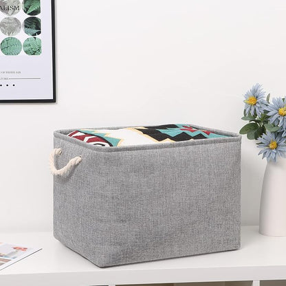 Bidtakay Grey Baskets Shelf Baskets - Image 2