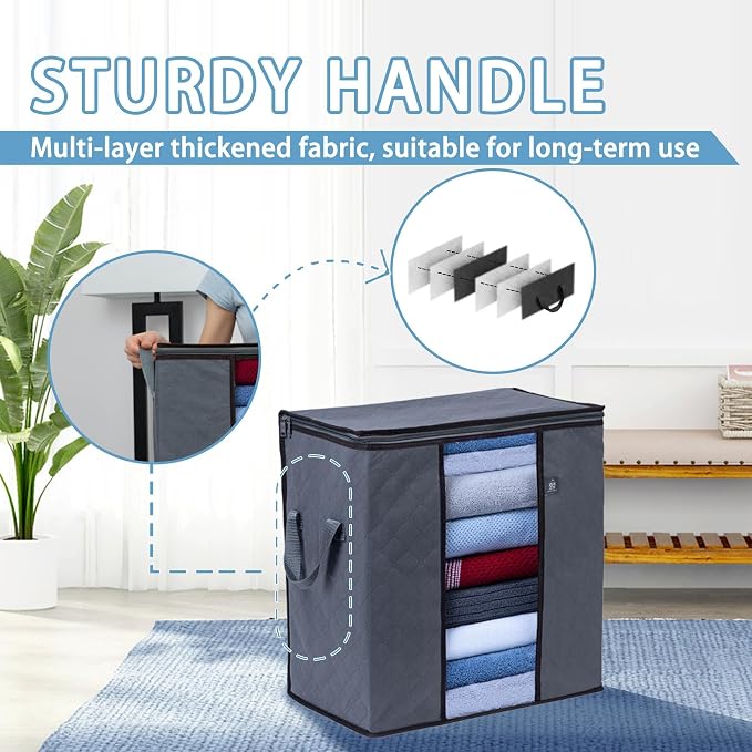 VENO 3 Pack Clothes Storage Bag Organizer - Image 2