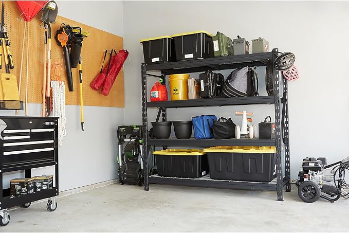 Ironton 4-Tier Industrial Steel Shelving Unit, 000-Pound Load Capacity - Image 9