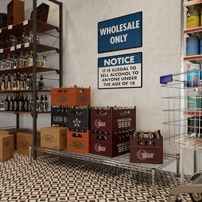 24" Deep x 60" Wide x 8" Height Wire Shelving Kit | 1-Tier | NSF Commercial - Image 7