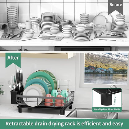 MOUKABAL Dish Drying Rack, Dish Rack, Large Dish Racks - Image 7