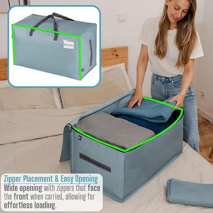 VENO 8 Pack Moving Bags and Large Christmas Decoration Storage Bins - Image 3