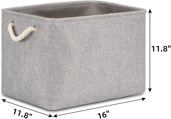 Bidtakay Grey Baskets Shelf Baskets - Image 7