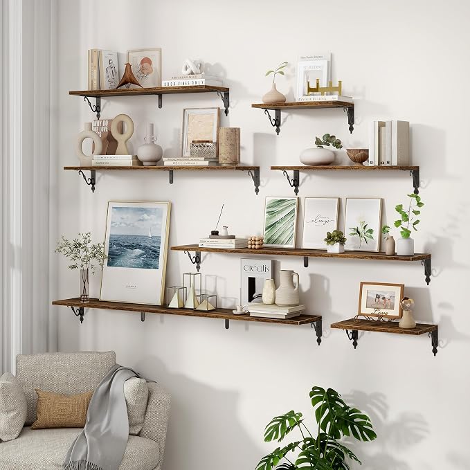 16 Inch Deep Floating Shelves for Wall, 8 Inch Deep Floating Shelf - Image 6