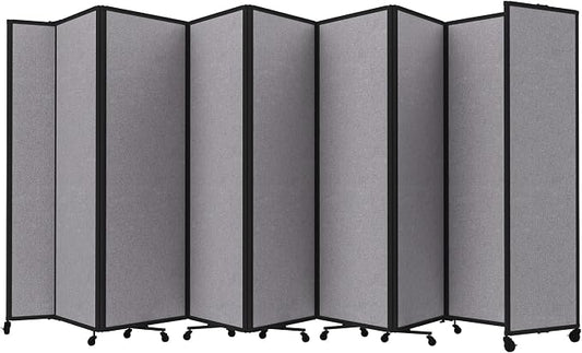Versare Room Divider 360 Portable Wall Partition | Folding Panels | Large by VERSARE