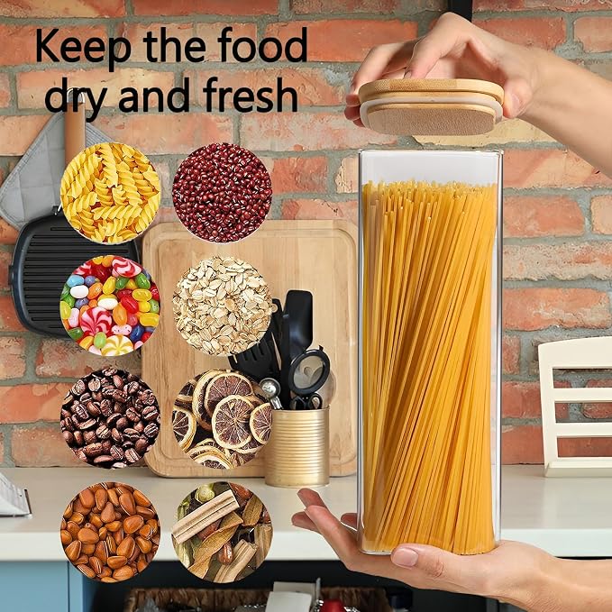 2.2 Qt Square Glass Storage Containers - Image 4