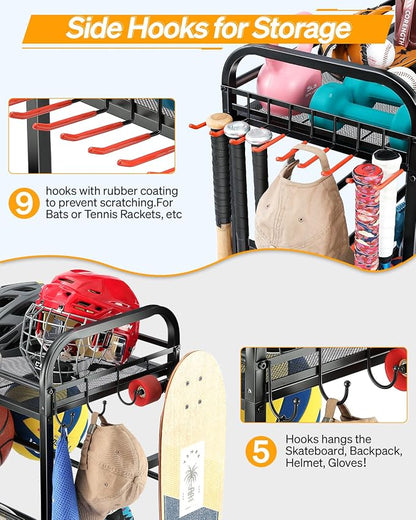 Ball Storage Sports Equipment Organizer - Image 5