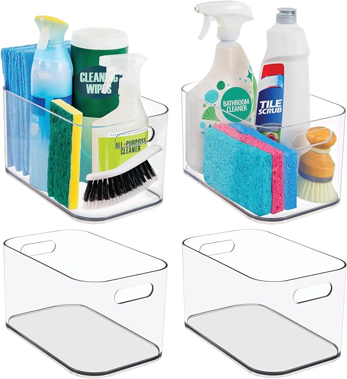 STORi Bliss 10" x 6" Open Clear Pantry Organizer Bin, Plastic Containers by STORi