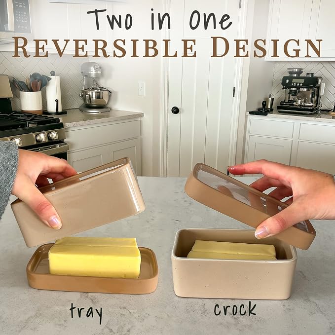 Mora Ceramic Two-in-One Butter Dish - Image 2