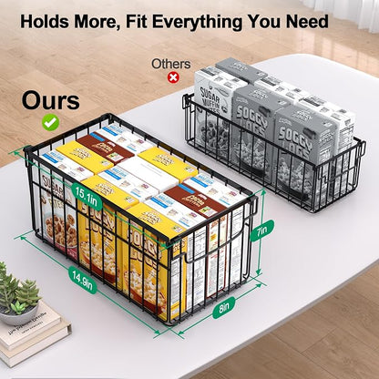 Freezer Organizer Bins, 4 Pack Stackable Deep Chest Freezer Organizer Bins - Image 2