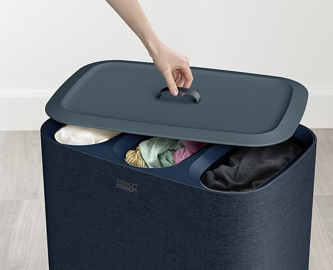 Joseph Joseph Tota Trio 90 liter/23.8 gallon Laundry Hamper Separation Basket - Image 5