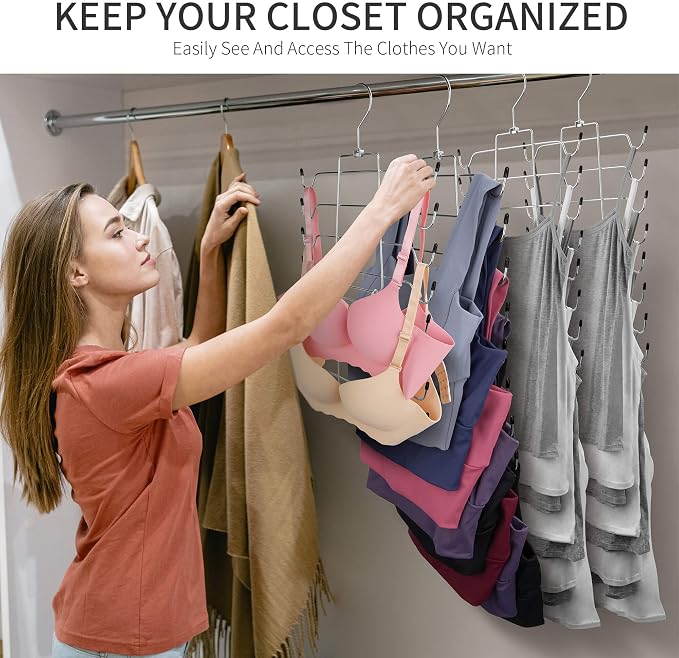 2 Pack Tank Top Hanger, Bra Organizer - Image 4