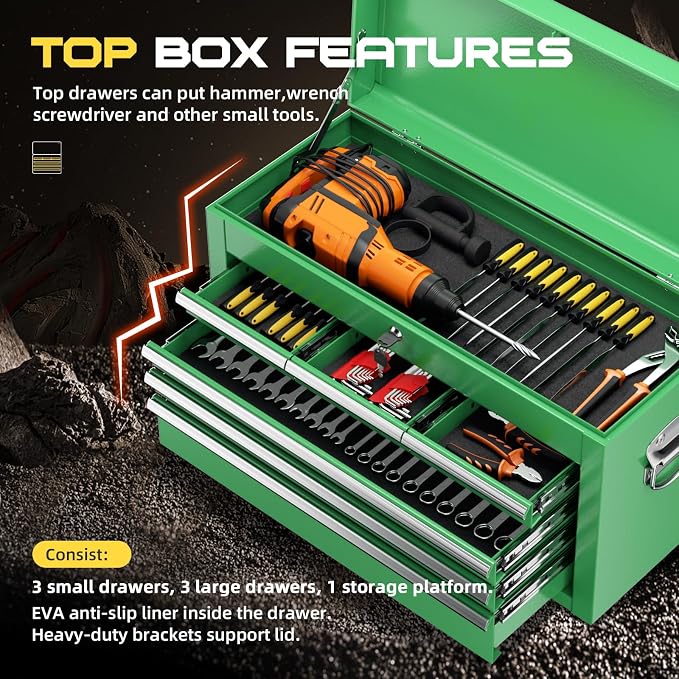 8-Drawer Rolling Tool Chest - Image 5