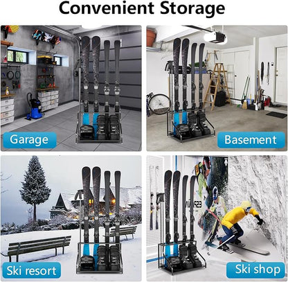 Ski Storage Rack-Holder Garage - Image 7