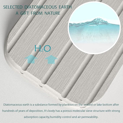 17inch x 4inch Kitchen Sink Faucet Mat, Water Absorbing Stone Faucet Splash - Image 6