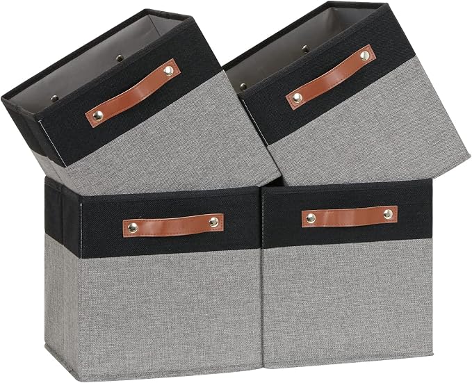 Temary 11 x 11 Cube Storage Bins Fabric Storage Cubes by TEMARY