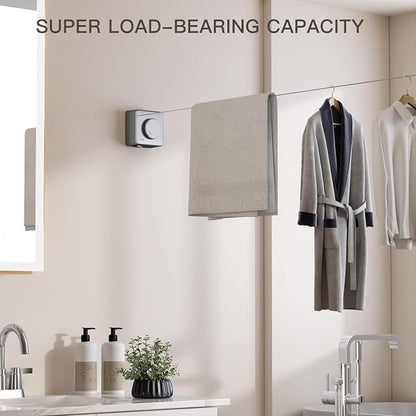 Retractable Clothesline Indoor Outdoor, Clothes Line Retracting Indoor - Image 5