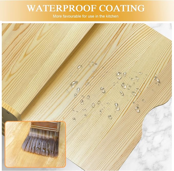 6 Tier Wooden Cabinet Tray Dividers, Kitchen Vertical Tray Divider Organizer - Image 7