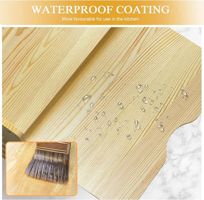 6 Tier Wooden Cabinet Tray Dividers, Kitchen Vertical Tray Divider Organizer - Image 7