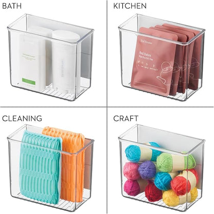 iDesign Magnetic Small Clear Plastic Organizer Bins - Image 3