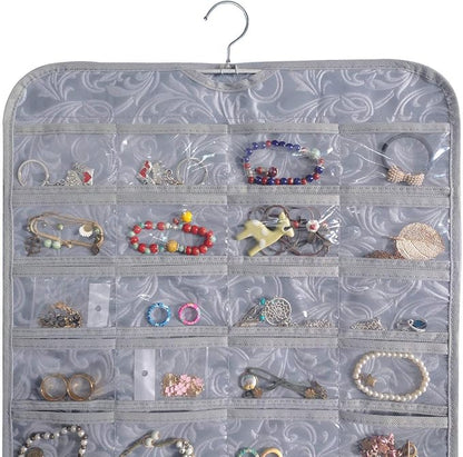 BB Brotrade Hanging Jewelry Organizer, Accessories Organizer, 80 Pocket - Image 4