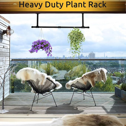 36 inch Industrial Pipe Clothes Rack Wall Mount - Image 6