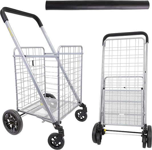 dbest Products Cruiser Cart Deluxe 2 Germ Guard Bundle Shopping Handle Grocery by dbestproductsInc