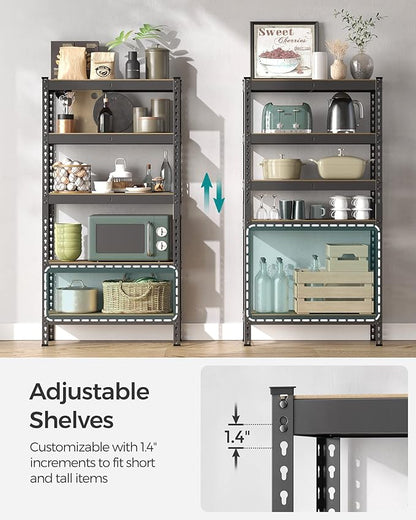 SONGMICS 5-Tier Storage Shelves, Load 2310 lb, Garage Storage, Boltless Assembly - Image 5