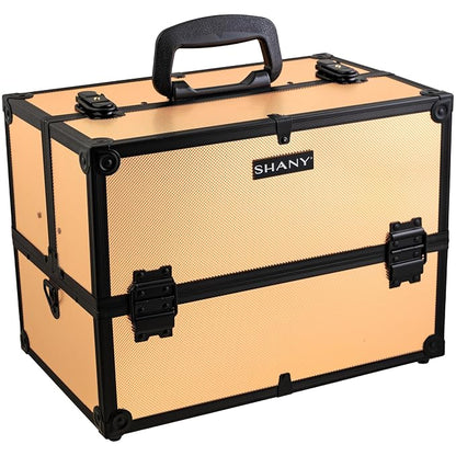 SHANY Essential Pro Makeup Train Case Cosmetic Box Portable Makeup Case by SHANYCosmetics