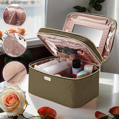 8.8L Double Layer Travel Makeup Bag - Image 4