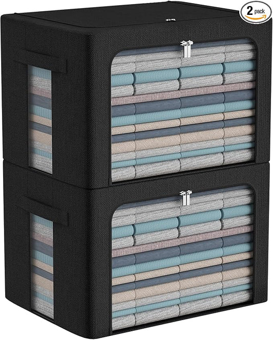 CYhom Extra Large Clothes Storage Bins Box by CYhom