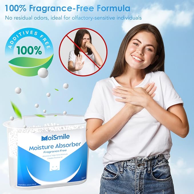 Moisture Absorbers 6 Pack, Fragrance-Free Closet Dehumidifier - Image 8