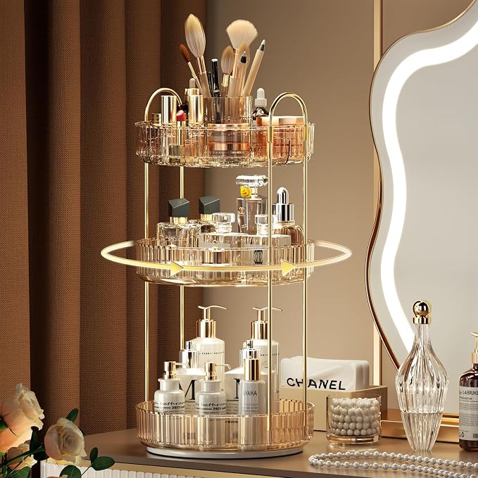 YCIA&DONE Rotating Makeup Organizer by YCIADONE