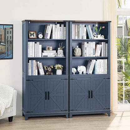 5 Tier Bookshelf 70in Tall Bookcase - Image 2