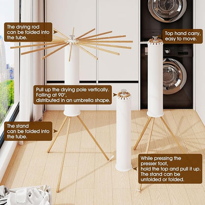 Clothes Drying Rack Foldable, Laundry Drying Rack, Drying Rack Clothing - Image 7