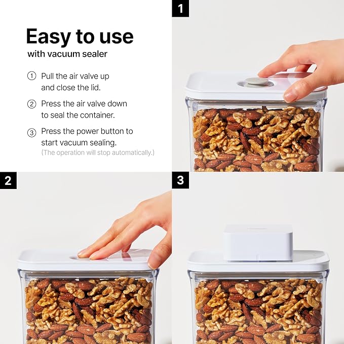 VAKUEN Premium Airtight Food Storage Containers, Mini 9P/SET include Vacuum - Image 6