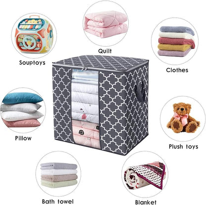 WISELIFE Storage Bags 6 Pack/100L Large Blanket Clothes Organization and - Image 7