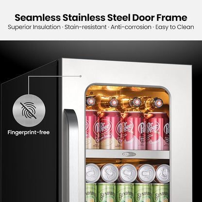 Whynter Beverage Refrigerator 15 inch Drink Fridge - Image 3