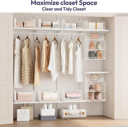 SWTYMIKI Hanging Closet Organizer Storage - Image 5