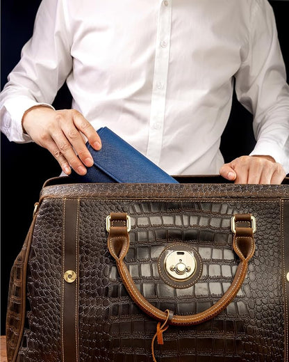 MR.OKAY 2 Watch Travel Case -Premium Leather - Image 3